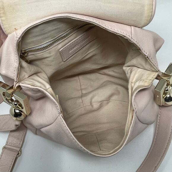 See by Chloe Lena Leather Messenger Bag - Pale/Light Pink - Crossbody - Picture 7 of 9